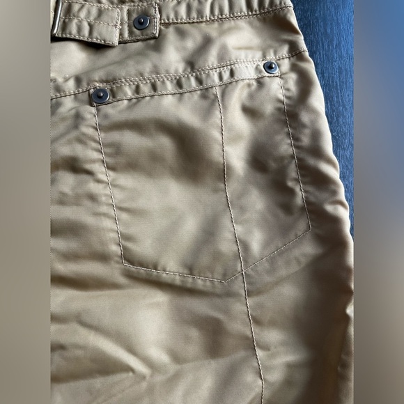 JNBY Gold Skirt Full Front Zip Size 160 Pockets Vintage Y2K - Picture 5 of 13